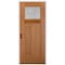 Codel Doors 36" x 80" Fir Grain Shaker Exterior Fiberglass Door 3068RHISPFGHFLS200P69161DB - alternate 1